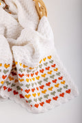 Rainbow Heart Stripes - Crochet Pattern